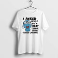 Official Smurf I Asked Myself If Im Okay We Both Started Laughing T-Shirts