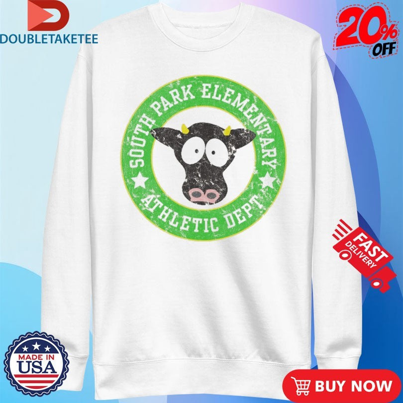 Official South Park Elementary Athletic Dept Cow Shirts Unisex , , , Long Sleeve Tee