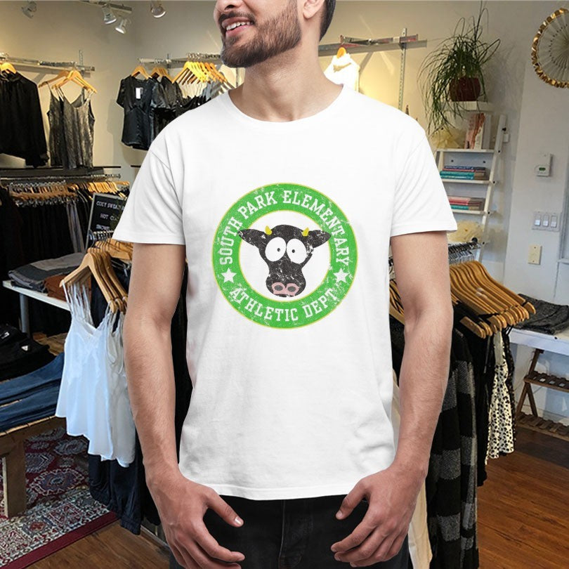 Official South Park Elementary Athletic Dept Cow Shirts Unisex , , , Long Sleeve Tee