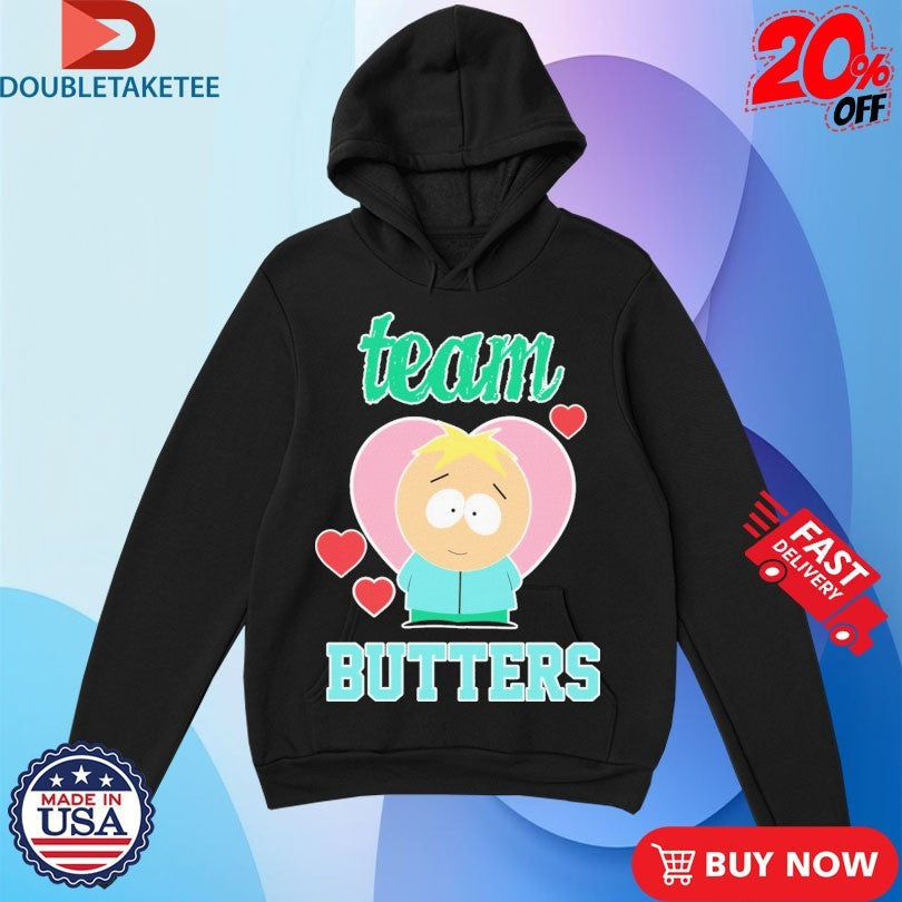 Official South Park Team Butters Hearts Shirts Unisex , , , Long Sleeve Tee