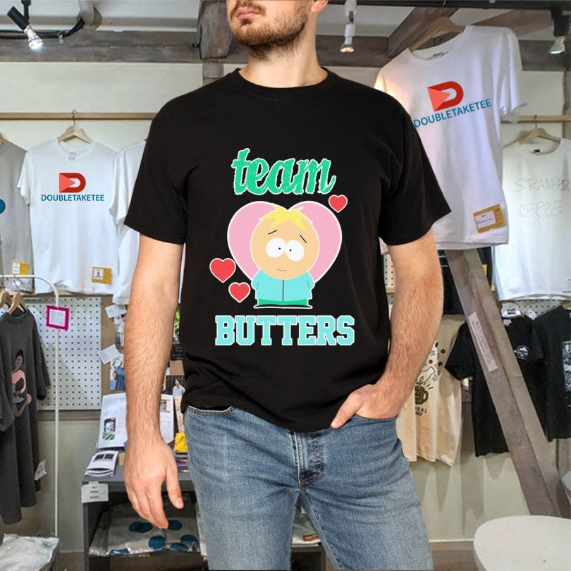 Official South Park Team Butters Hearts Shirts Unisex , , , Long Sleeve Tee
