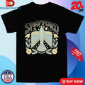 Official Spafford Crow Flower Shirts Unisex , , , Long Sleeve Tee