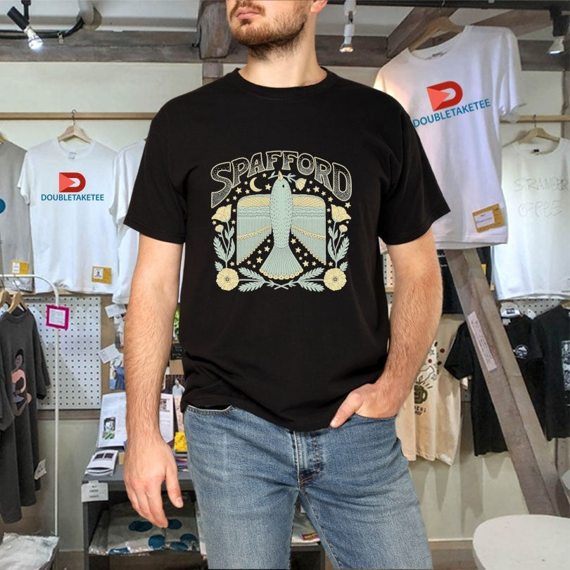 Official Spafford Crow Flower Shirts Unisex , , , Long Sleeve Tee