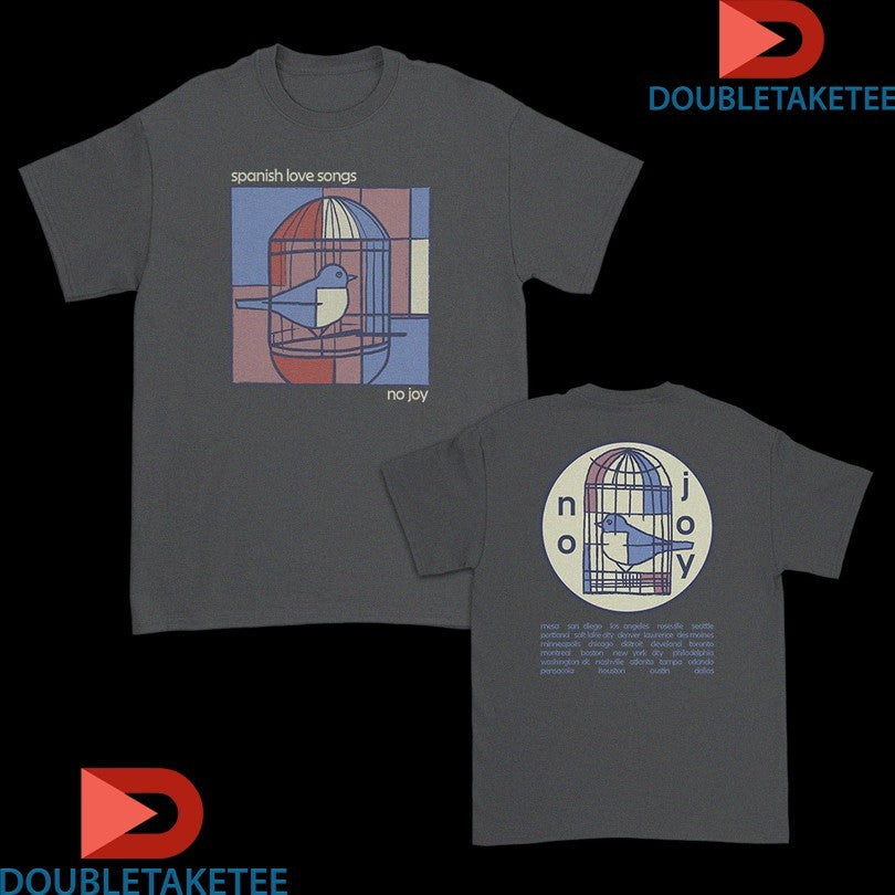 Official Spanish Love Songs Bird Cage Tour 2025 Shirts Unisex , , , Long Sleeve Tee