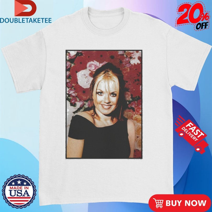 Official Spice Girls Geri Floral Photo Shirts Unisex , , , Long Sleeve Tee