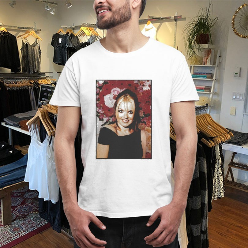 Official Spice Girls Geri Floral Photo Shirts Unisex , , , Long Sleeve Tee