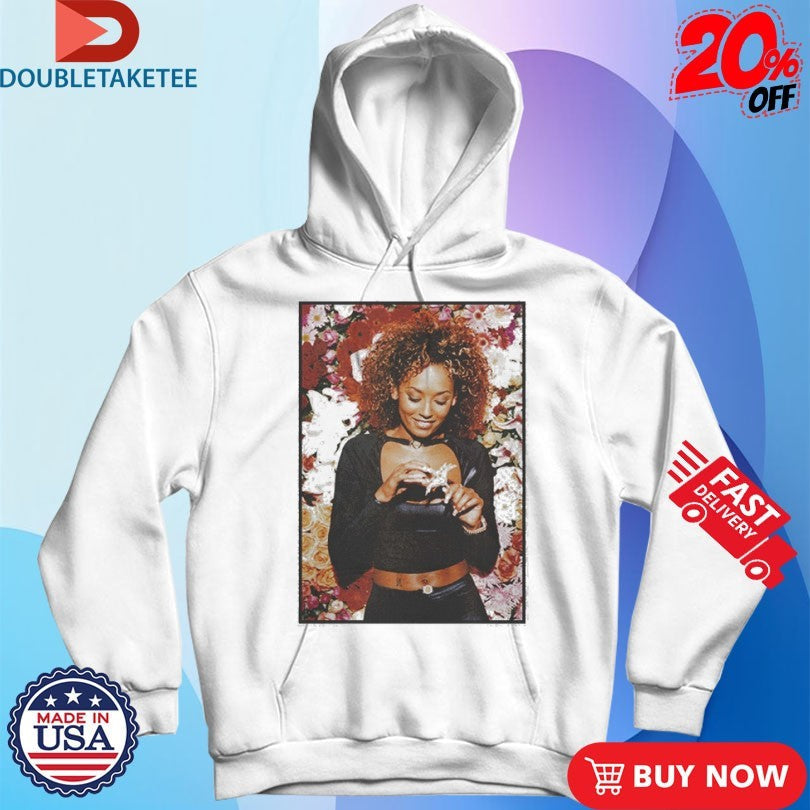 Official Spice Girls Mel B Floral Photo Shirts Unisex , , , Long Sleeve Tee