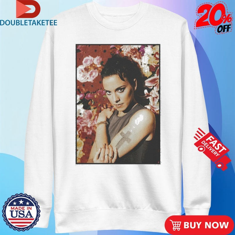 Official Spice Girls Melanie C Floral Photo Shirts Unisex , , , Long Sleeve Tee