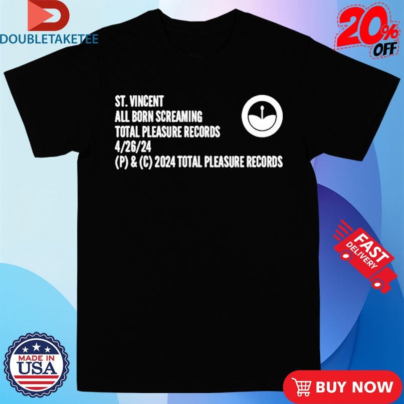 Official St. Vincent Total Pleasure Records Shirts Unisex , , , Long Sleeve Tee