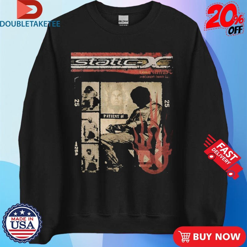 Official Static Patient 0 Tour X Shirts Unisex , , , Long Sleeve Tee