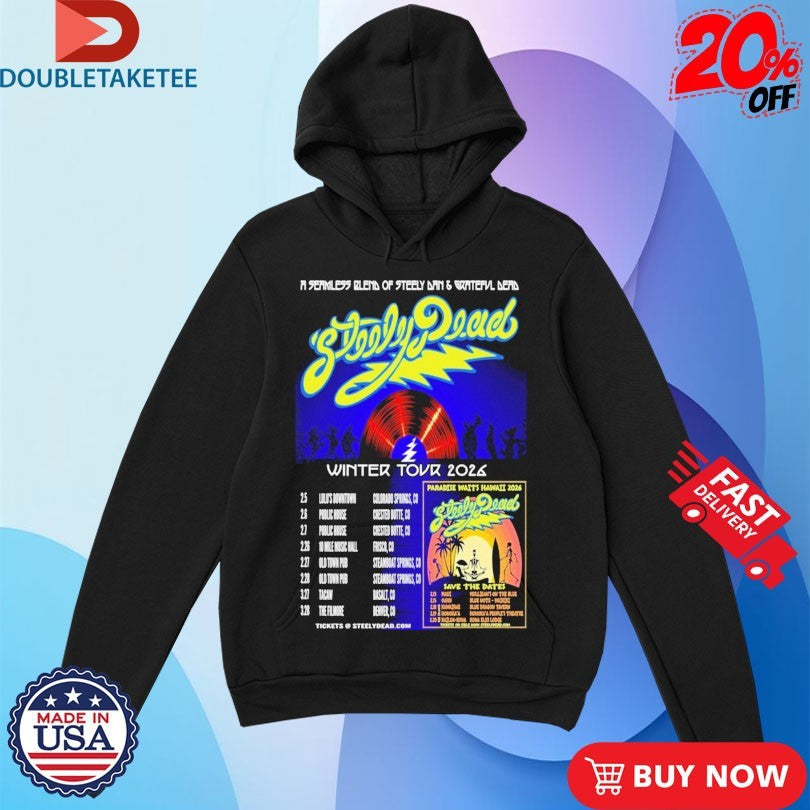 Official Steely Dead Winter Tour 2026 Dates Shirts Unisex , , , Long Sleeve Tee