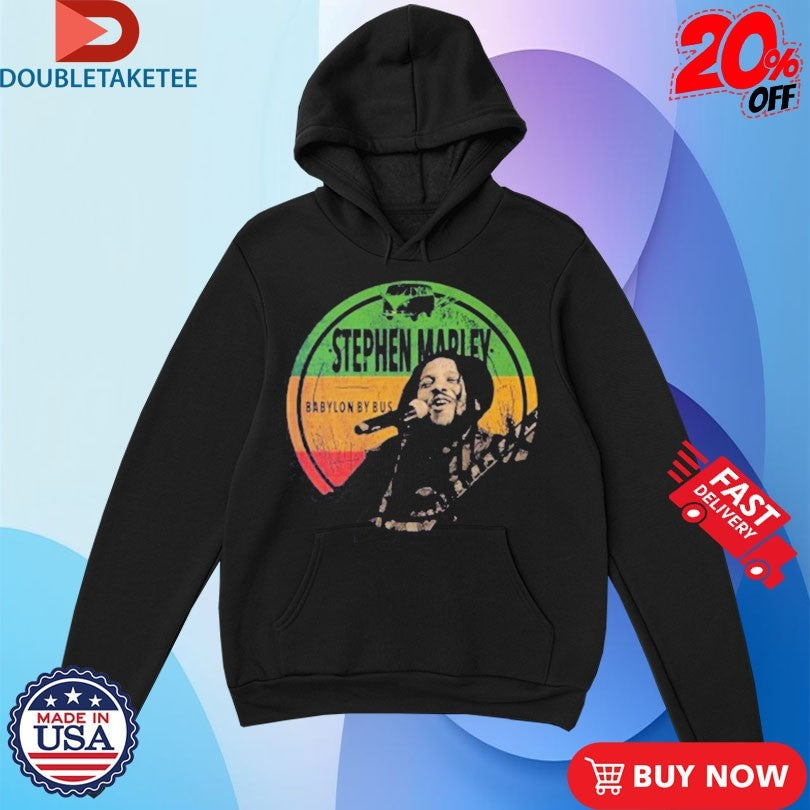 Official Stephen Marley Babylon By Bus Face Shirts Unisex , , , Long Sleeve Tee