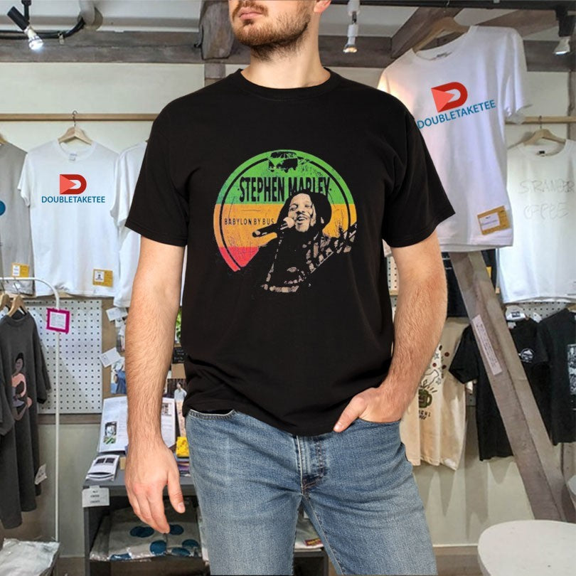 Official Stephen Marley Babylon By Bus Face Shirts Unisex , , , Long Sleeve Tee