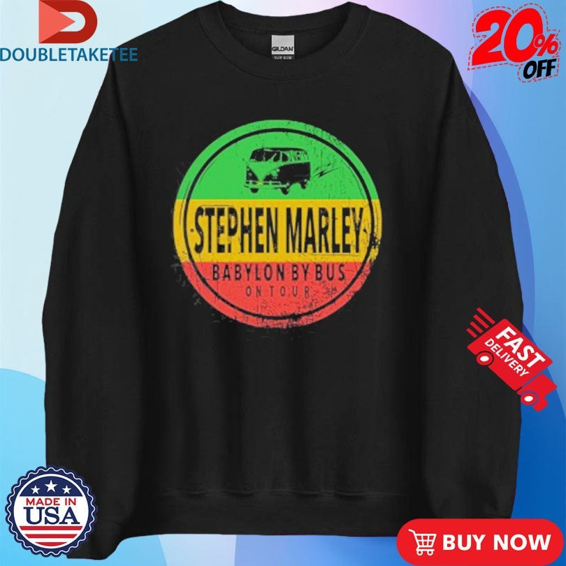 Official Stephen Marley Babylon By Bus On Tour Shirts Unisex , , , Long Sleeve Tee