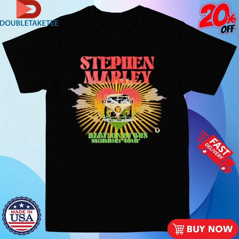Official Stephen Marley Babylon By Bus Summer Tour 2023 Shirts Unisex , , , Long Sleeve Tee
