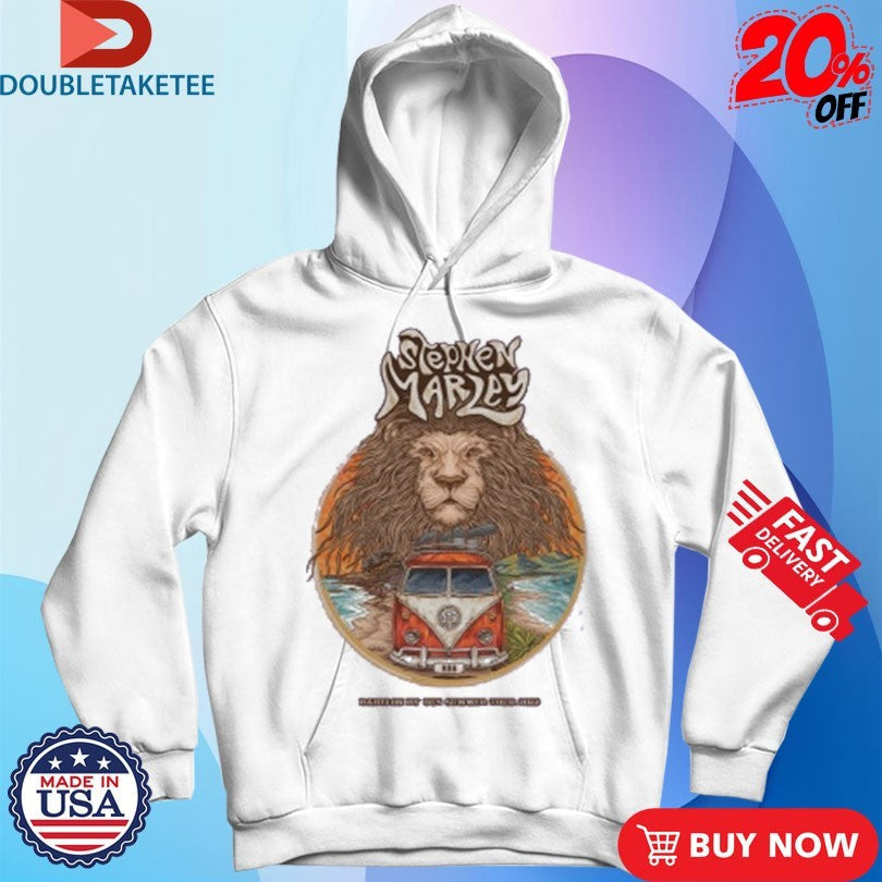 Official Stephen Marley Babylon By Bus With Lion Summer Tour 2022 Shirts Unisex , , , Long Sleeve Tee
