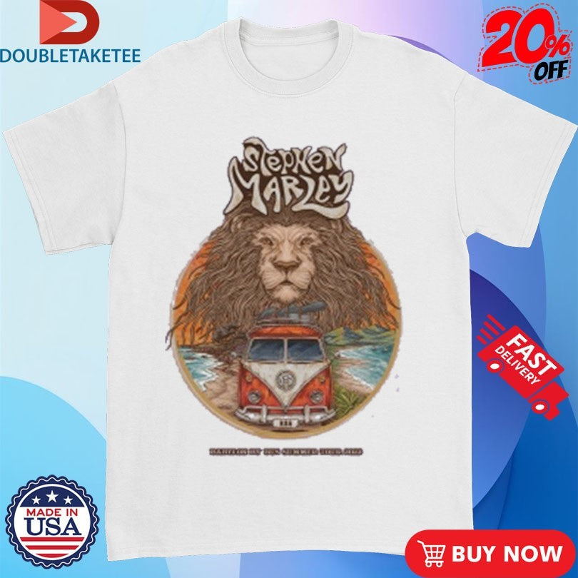 Official Stephen Marley Babylon By Bus With Lion Summer Tour 2022 Shirts Unisex , , , Long Sleeve Tee