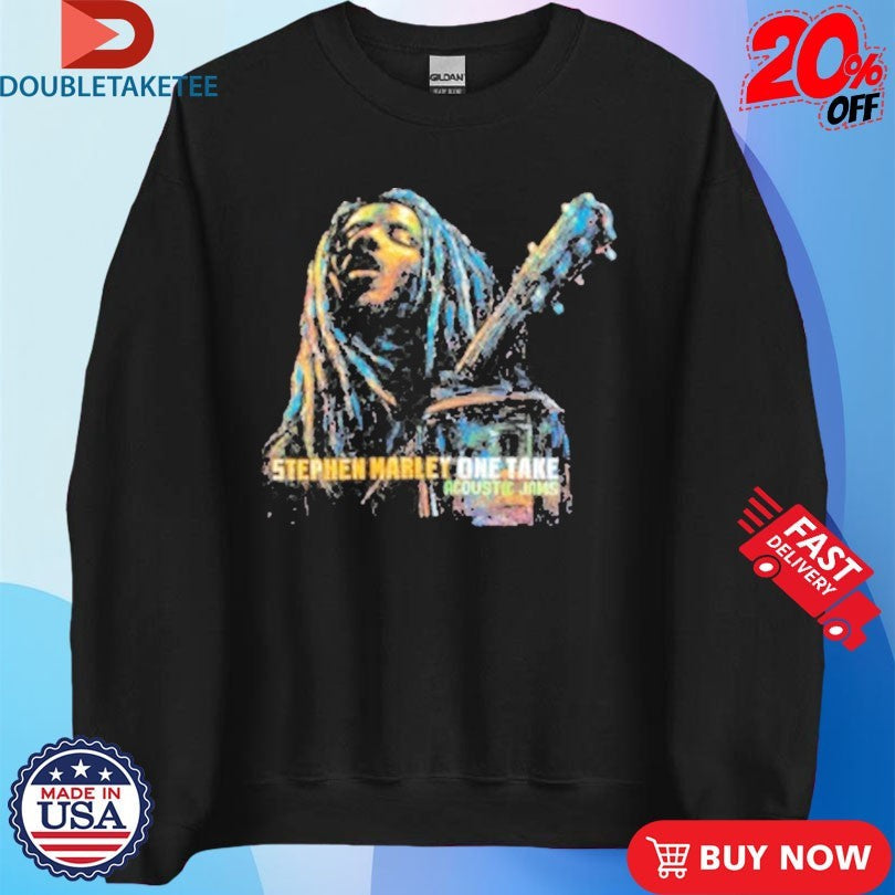 Official Stephen Marley One Take Acoustic Jams Shirts Unisex , , , Long Sleeve Tee