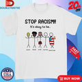 Official Stop Racism it’s okay to be Asian Black Arab Normal American Shirts Unisex , , , Long Sleeve Tee
