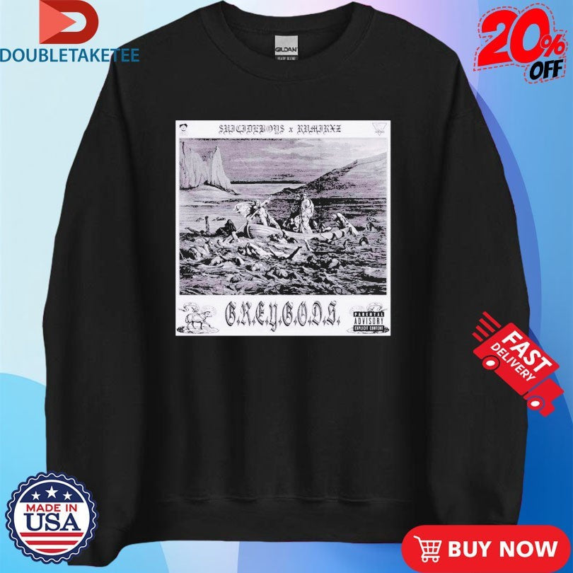 Official Suicideboys Greygods Album Cover Shirts Unisex , , , Long Sleeve Tee