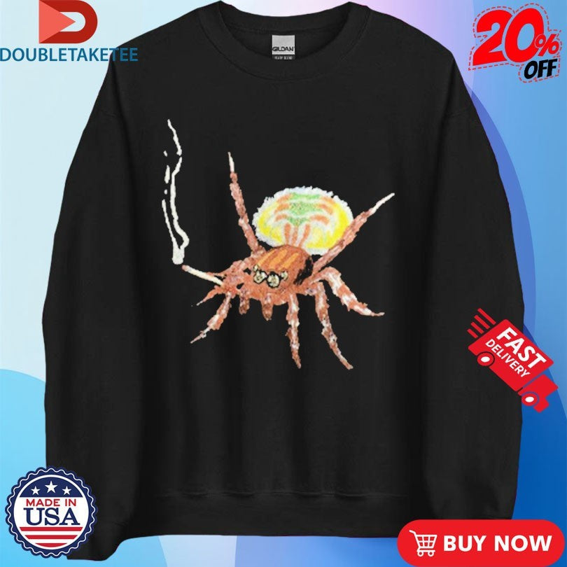 Official Suki Waterhouse Sparkly Spidermuffin Cigarettes Shirts Unisex , , , Long Sleeve Tee