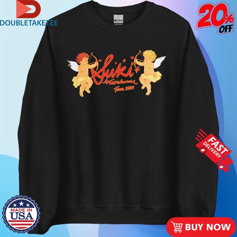 Official Suki Waterhouse Tour 2025 Angel Cupid Shirts Unisex , , , Long Sleeve Tee