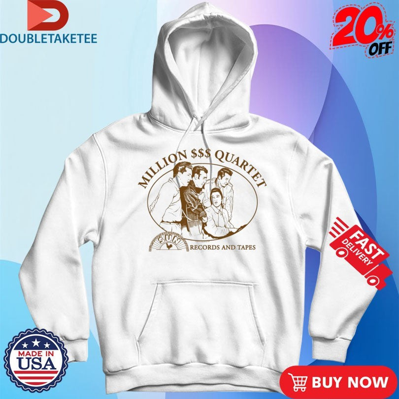 Official Sun Records Million Dollar Quartet Records And Tapes Shirts Unisex , , , Long Sleeve Tee