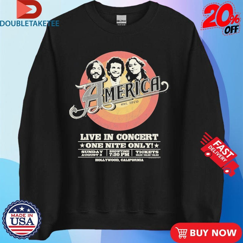 Official Sun Records Studio America Live In Concert Hollywood California Est 1970 Shirts Unisex , , , Long Sleeve Tee