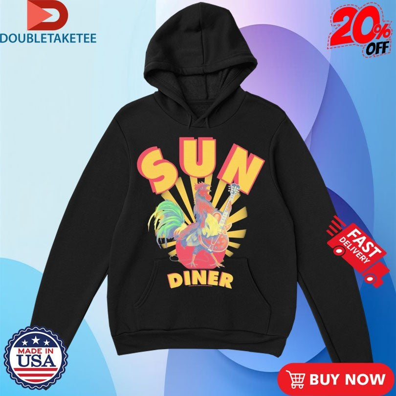 Official Sun Records Sun Diner Rooster Shirts Unisex , , , Long Sleeve Tee