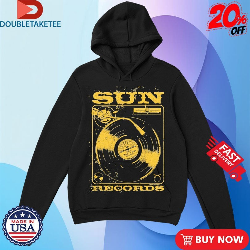 Official Sun Records Turntable Shirts Unisex , , , Long Sleeve Tee