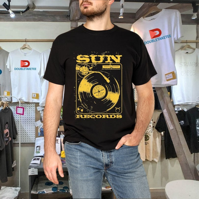 Official Sun Records Turntable Shirts Unisex , , , Long Sleeve Tee
