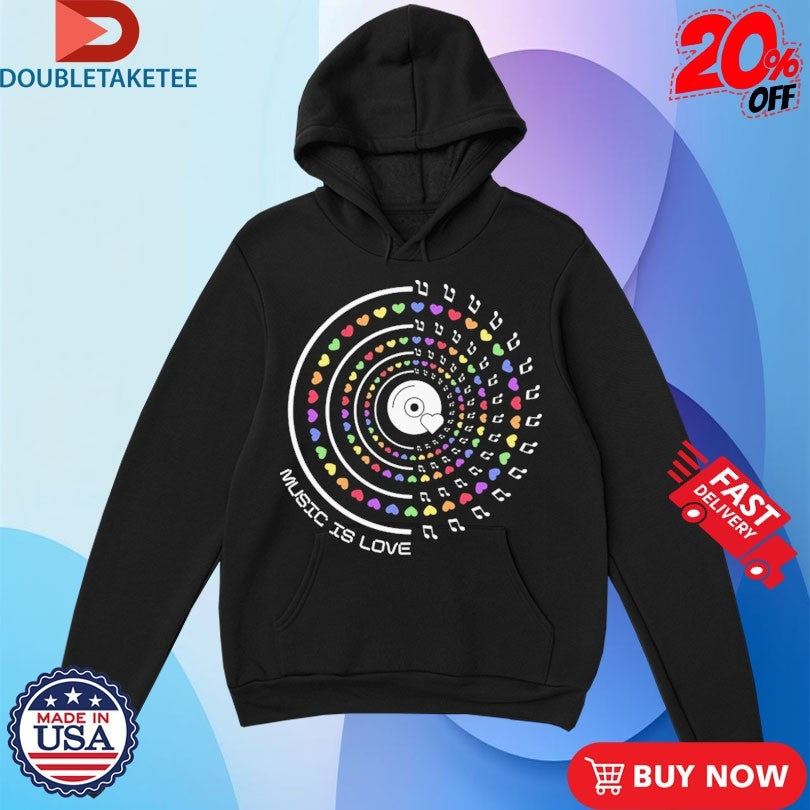 Official Sweet Relief Musicians Fund Music Is Love Pride Record Shirts Unisex , , , Long Sleeve Tee