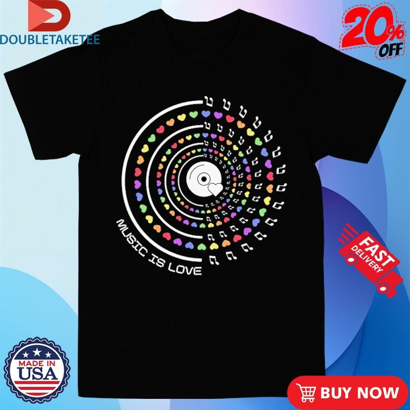 Official Sweet Relief Musicians Fund Music Is Love Pride Record Shirts Unisex , , , Long Sleeve Tee