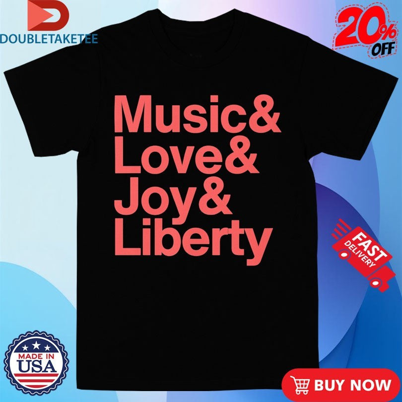 Official Sweet Relief Musicians Fund Music &amp; Love &amp; Joy &amp; Liberty Shirts Unisex , , , Long Sleeve Tee