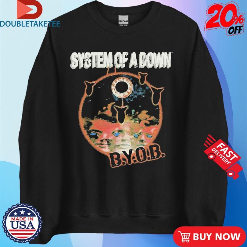 Official System Of A Down BYOB Bomb Shirts Unisex , , , Long Sleeve Tee