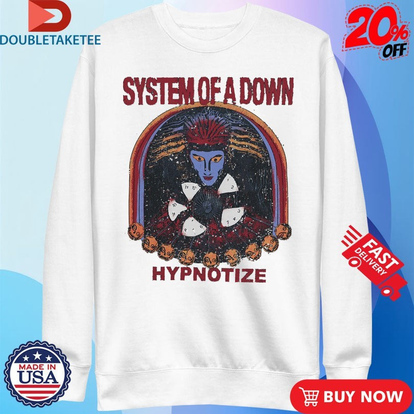 Official System Of A Down Hypnotize Faded Shirts Unisex , , , Long Sleeve Tee