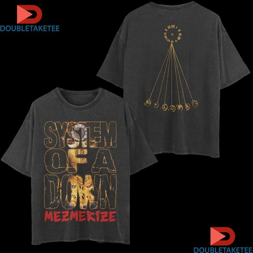 Official System Of A Down Mezmerize Stacked Logo Shirts Unisex , , , Long Sleeve Tee