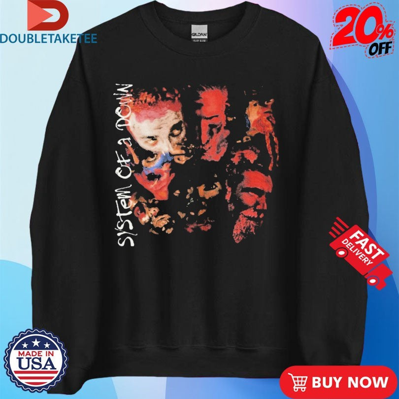 Official System Of A Down Painted Faces Shirts Unisex , , , Long Sleeve Tee