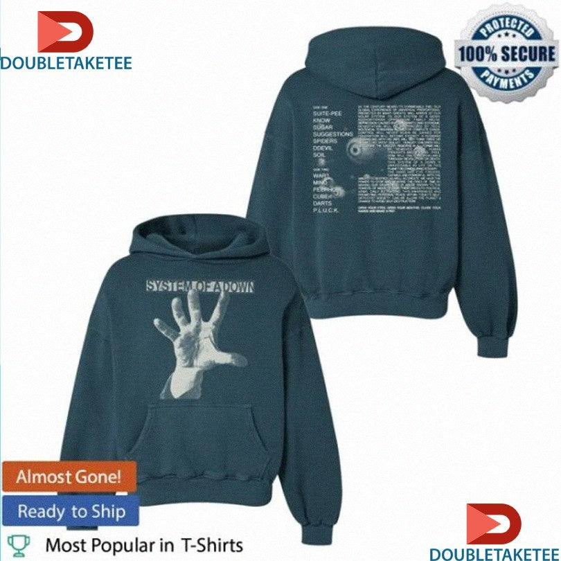Official System Of A Down Self-Titled Hand Shirts Unisex , , , Long Sleeve Tee