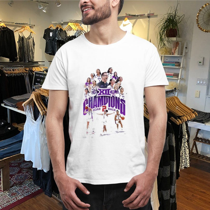 Official TCU Horned Frogs Women’s Basketball Back To Back Big 12 Conference Champions Players s