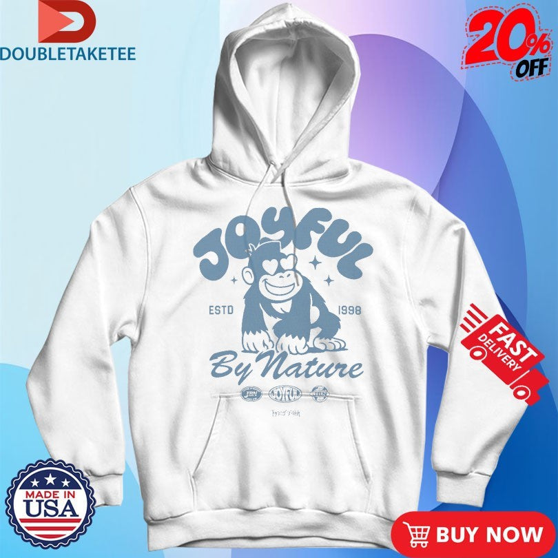 Official Tanner Smith Joyful By Nature Est 1998 Badges Monkey Shirts Unisex , , , Long Sleeve Tee