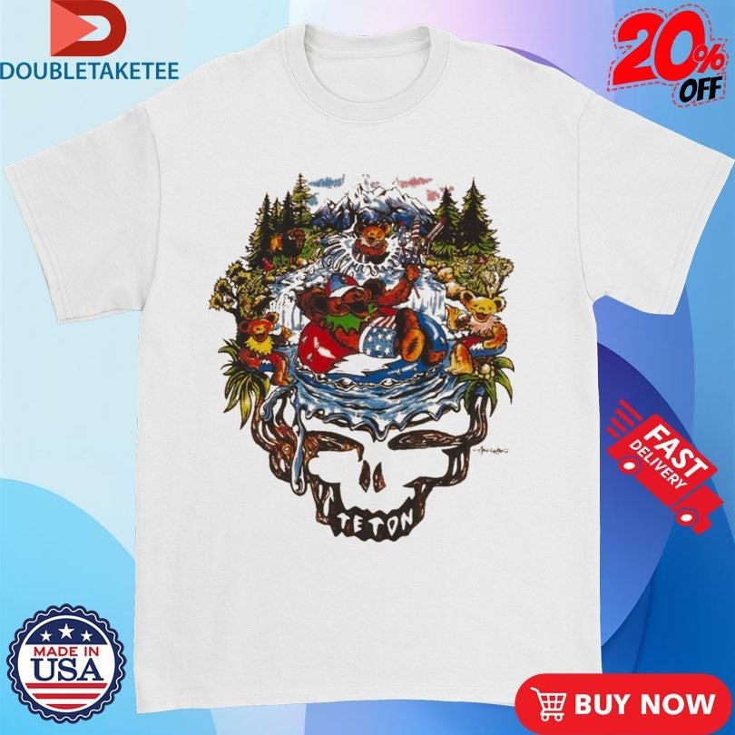 Official Teton Gravity X Grateful Dead River Bears Shirts Unisex , , , Long Sleeve Tee