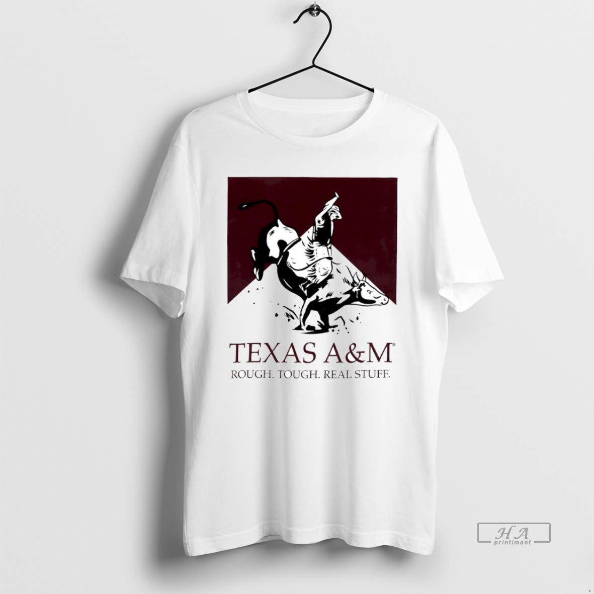 Official Texas M Aggies Rough Tough Bull Rider Marlboro Circle T-Shirts