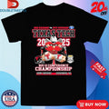 Official Texas Tech Red Raiders BIG 12 Championship Wreck’Em Gameday AT&amp;T Stadium Arlington TX 2025 Mascot Shirts