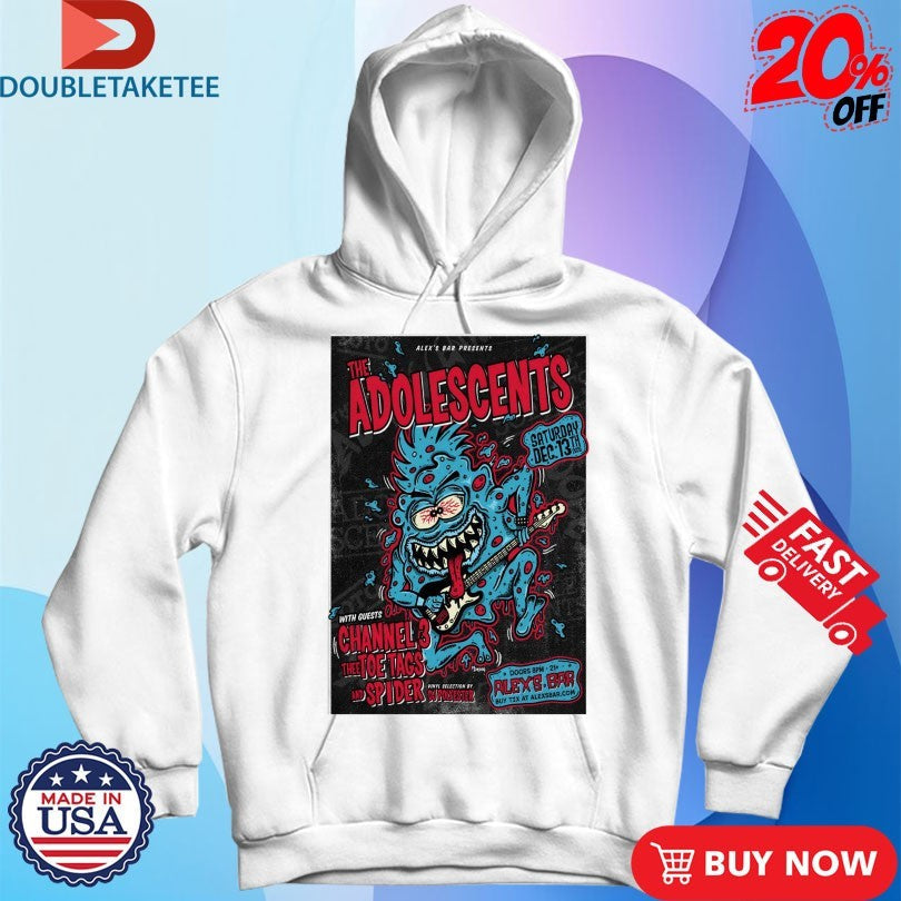 Official The Adolescents In Long Beach CA On Dec 13 2025 Shirts Unisex , , , Long Sleeve Tee