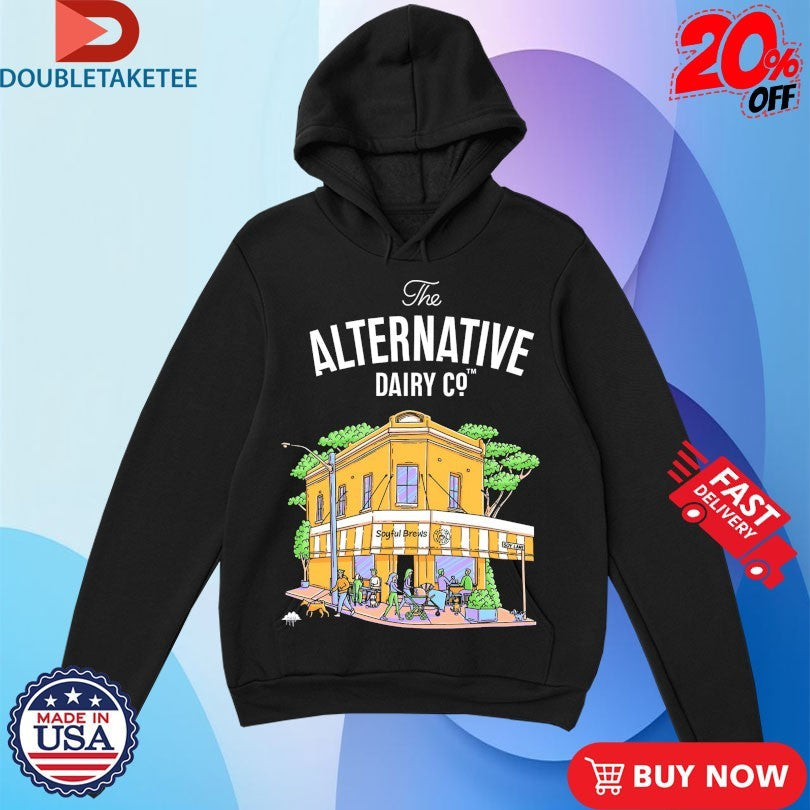 Official The Alternative Dairy Co Soy Burbs Café T Shirts Unisex , , , Long Sleeve Tee