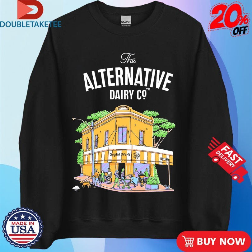 Official The Alternative Dairy Co Soy Burbs Café T Shirts Unisex , , , Long Sleeve Tee