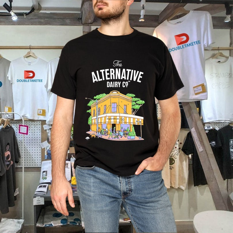 Official The Alternative Dairy Co Soy Burbs Café T Shirts Unisex , , , Long Sleeve Tee