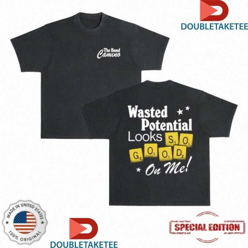 Official The Band Camino Wasted Potential Looks On Me Shirts Unisex , , , Long Sleeve Tee