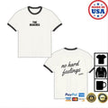 Official The Beaches No Hard Feelings XOXO Ringer Shirts Unisex , , , Long Sleeve Tee